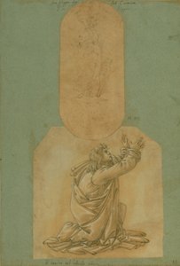 セントトーマスの研究（デッサン） 作： Sandro Botticelli
